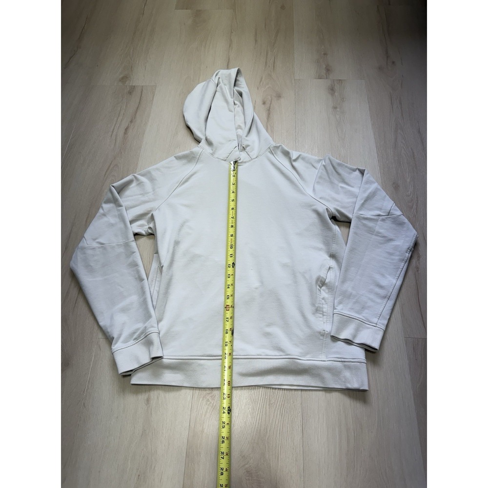 Lululemon Hoodie Women's Medium Off White Pullover Sweatshirt Scuba - Picture 2 of 7